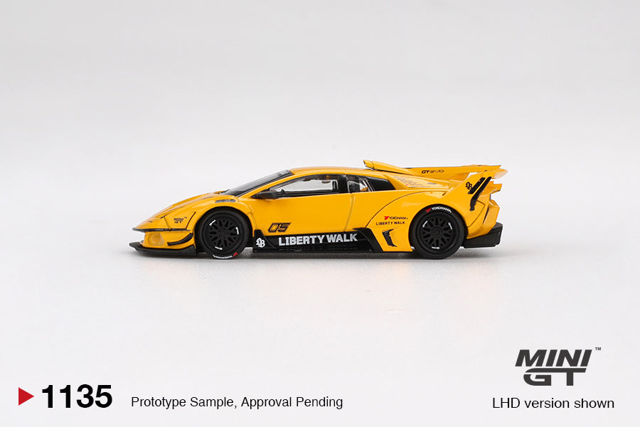 *Pre-Order* Mini GT No.1135 LB-Silhouette WORKS MURCIELAGO GT Evo Yellow
