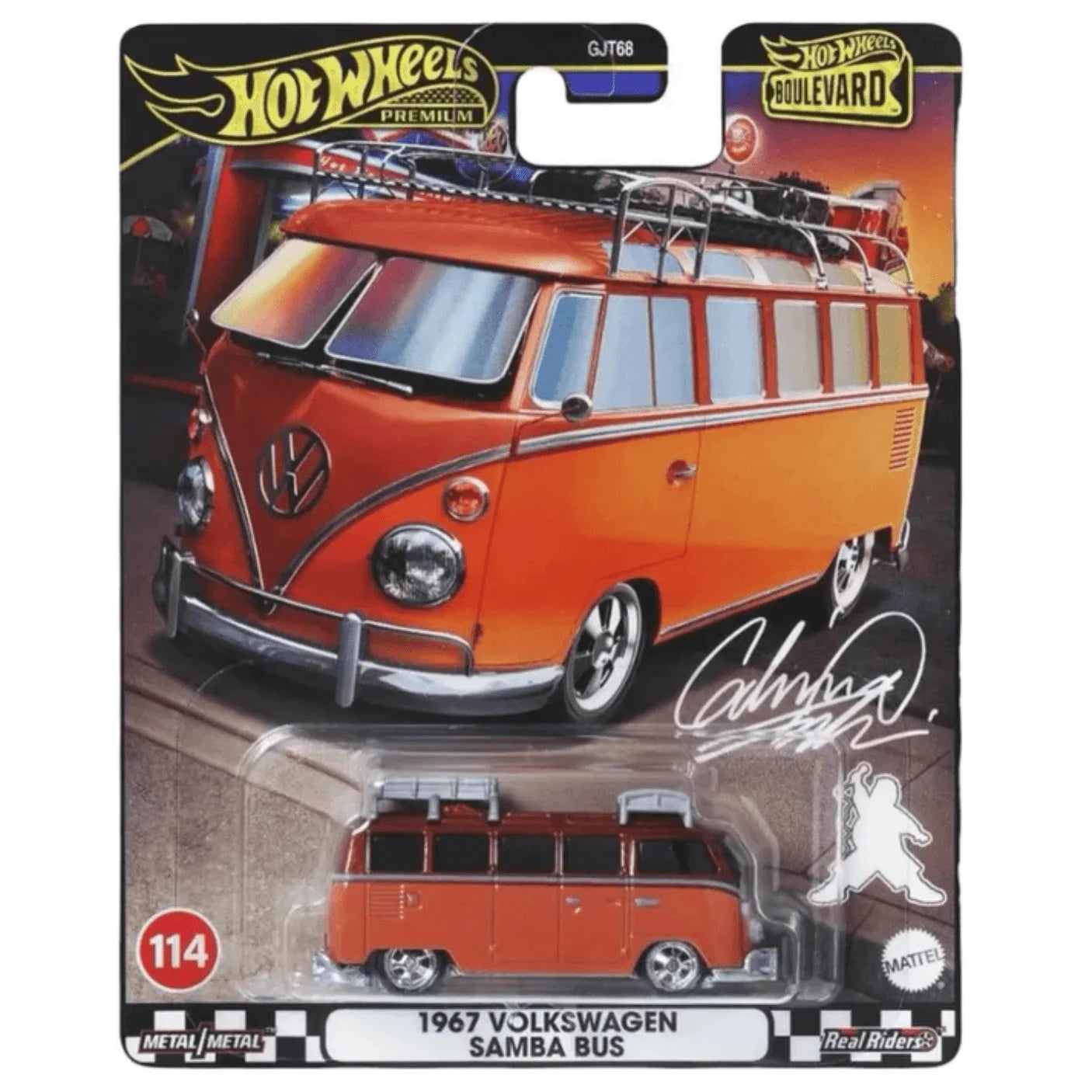 Hot Wheels Premium Boulevard Series #114 1967 Volkswagen Samba Bus