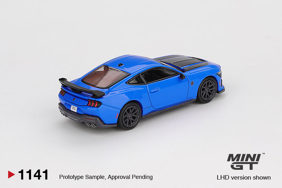 *Pre-Order* Mini GT No.1141 Ford Mustang Dark Horse 2024 Grabber Blue