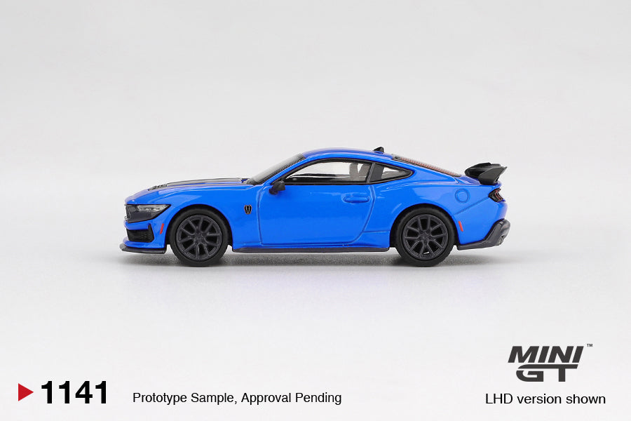 *Pre-Order* Mini GT No.1141 Ford Mustang Dark Horse 2024 Grabber Blue