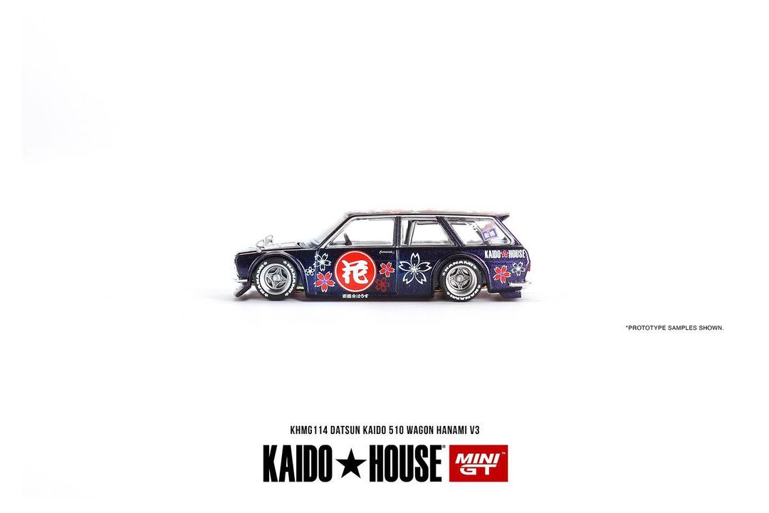 Mini GT x Kaido House No.114 Datsun KAIDO 510 Wagon HANAMI V3