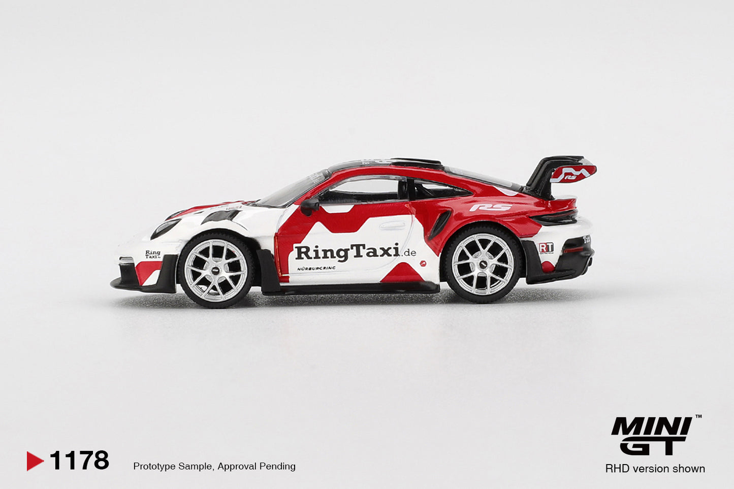 *Pre-Order* Mini GT No.1178 Porsche 911(992) GT3 RS Weissach RingTaxi.com