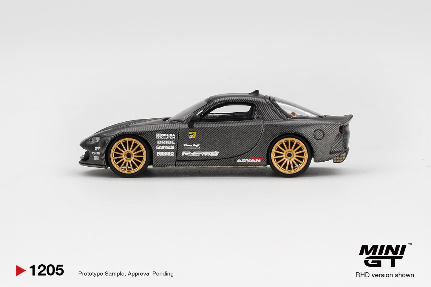 *Pre-Order* Mini GT No.1205 Mazda RX-7 RE-Amemiya Matsukiyo KOKU 3 Rotor NA-7 TAS 2025 Best Tuned Car Award