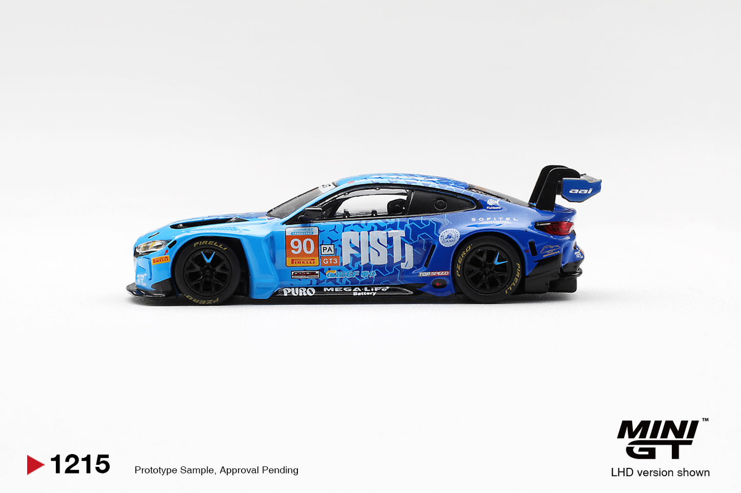 *Pre-Order* Mini GT No.1215 BMW M4 GT3 EVO #90 FIST Team AAI 2025 China GT LHD/ China Packaging