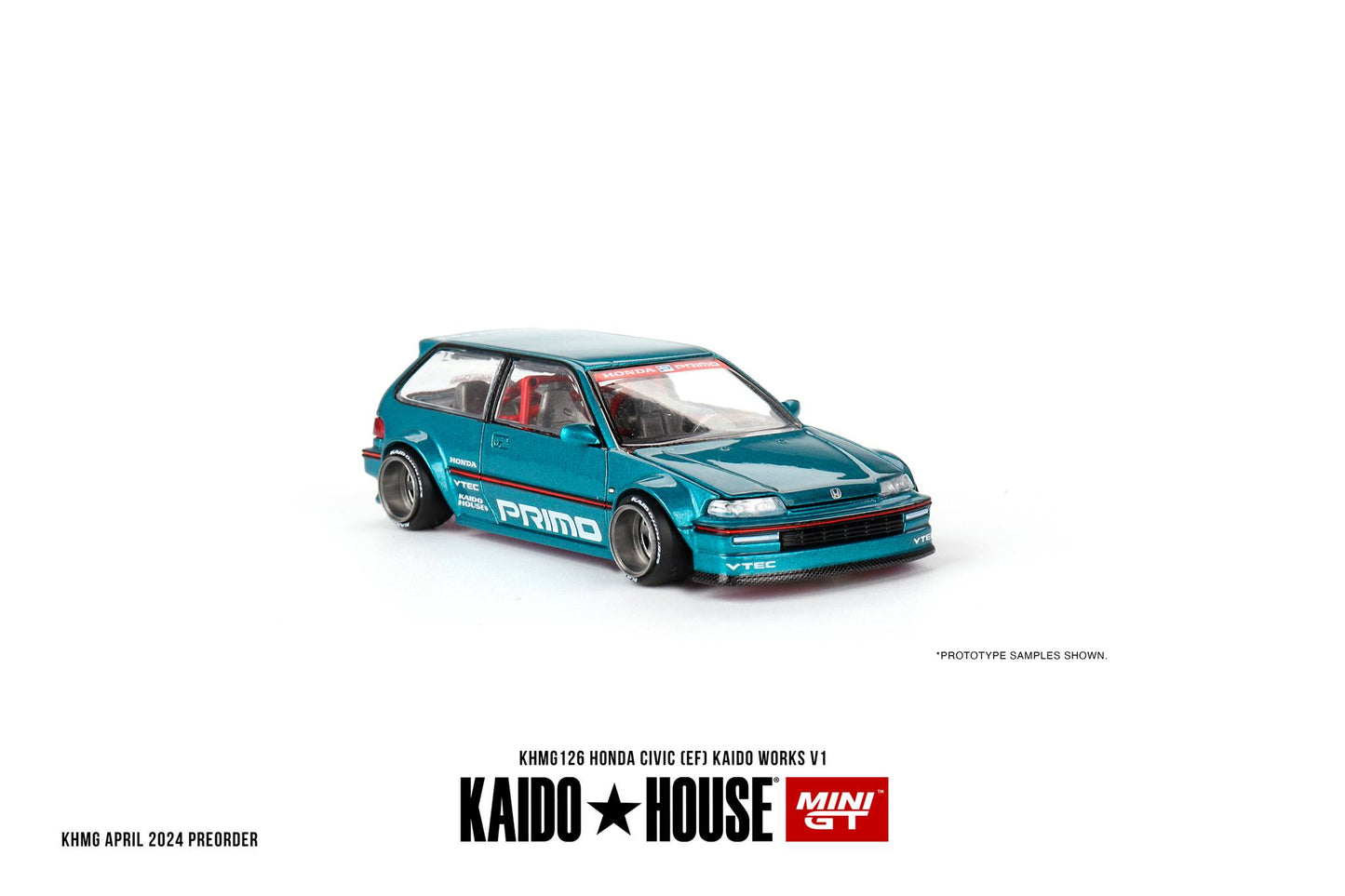 Mini GT x Kaido House No.126 Honda Civic (EF) KAIDO WORKS V1