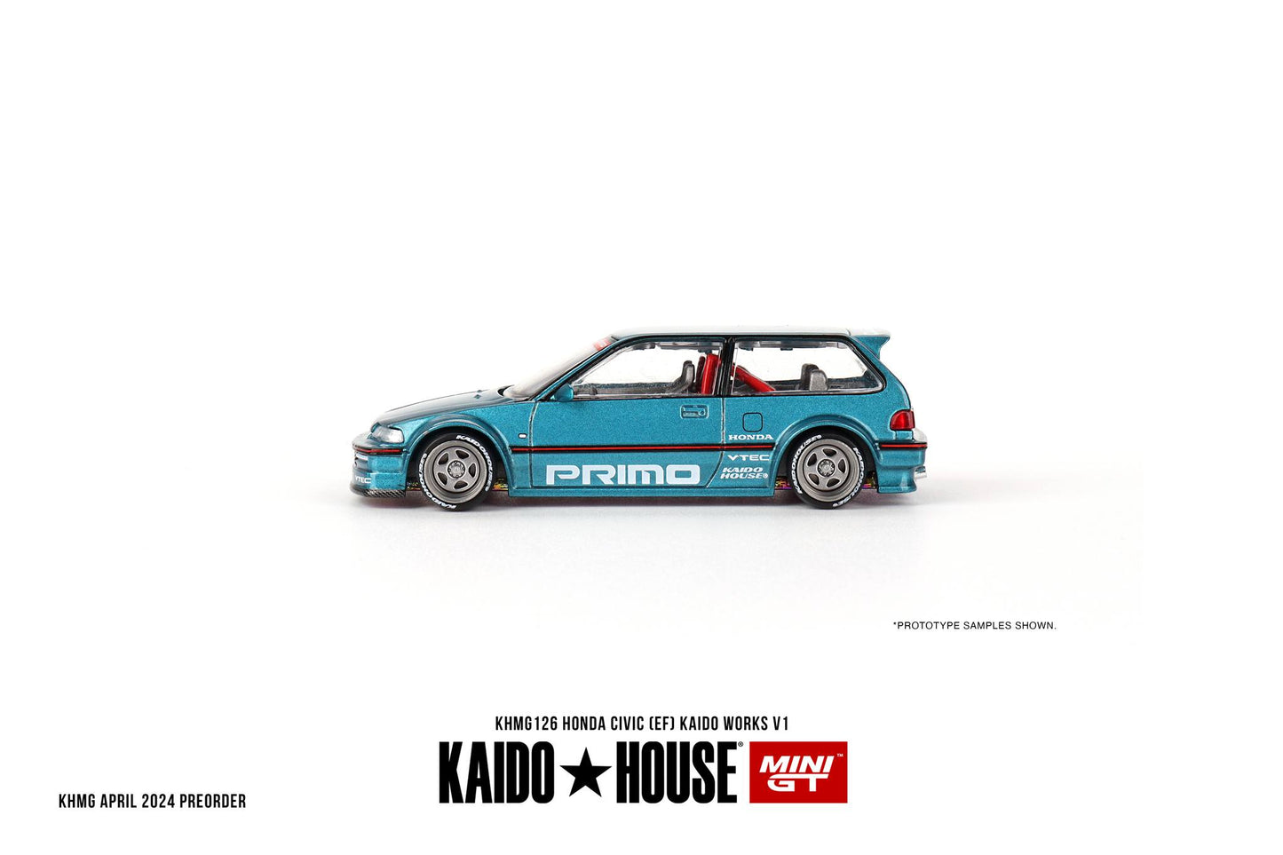 Mini GT x Kaido House No.126 Honda Civic (EF) KAIDO WORKS V1