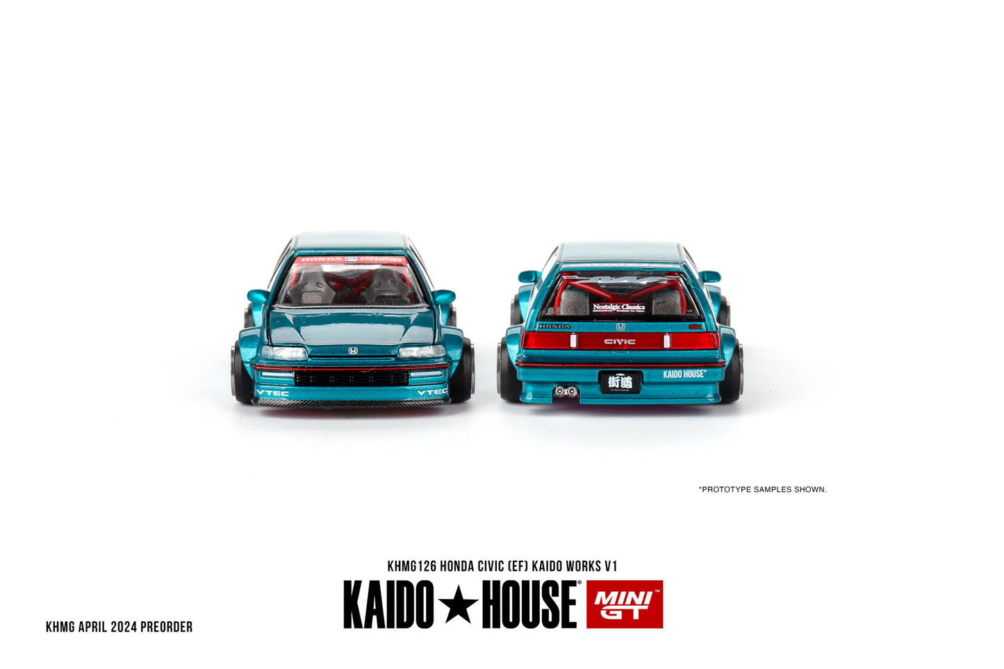 Mini GT x Kaido House No.126 Honda Civic (EF) KAIDO WORKS V1