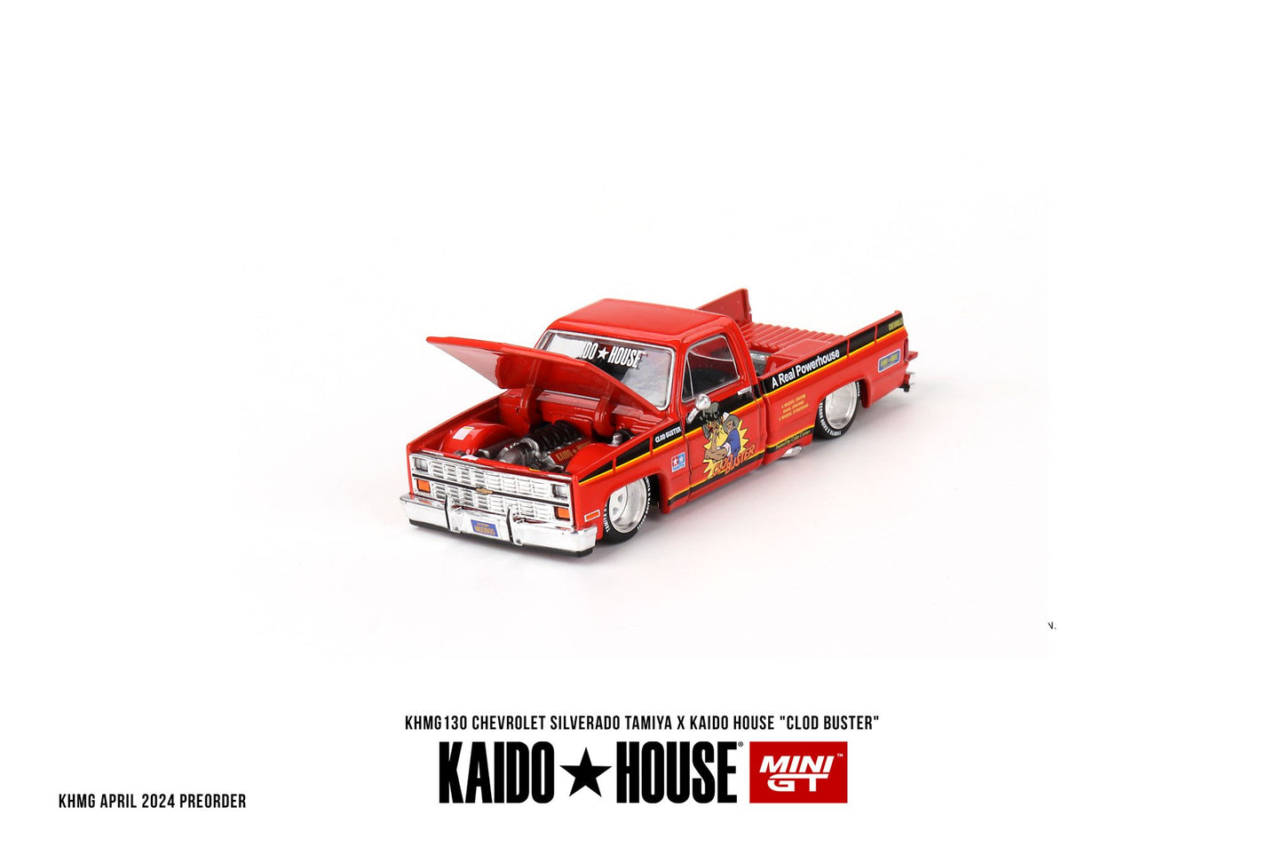 Mini GT x Kaido House No.130 Chevrolet Silverado TAMIYA x KAIDO HOUSE "CLOD BUSTER"