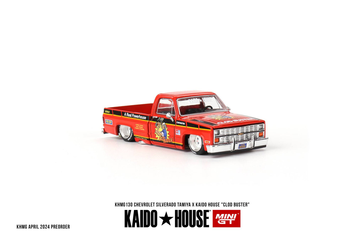 Mini GT x Kaido House No.130 Chevrolet Silverado TAMIYA x KAIDO HOUSE "CLOD BUSTER"