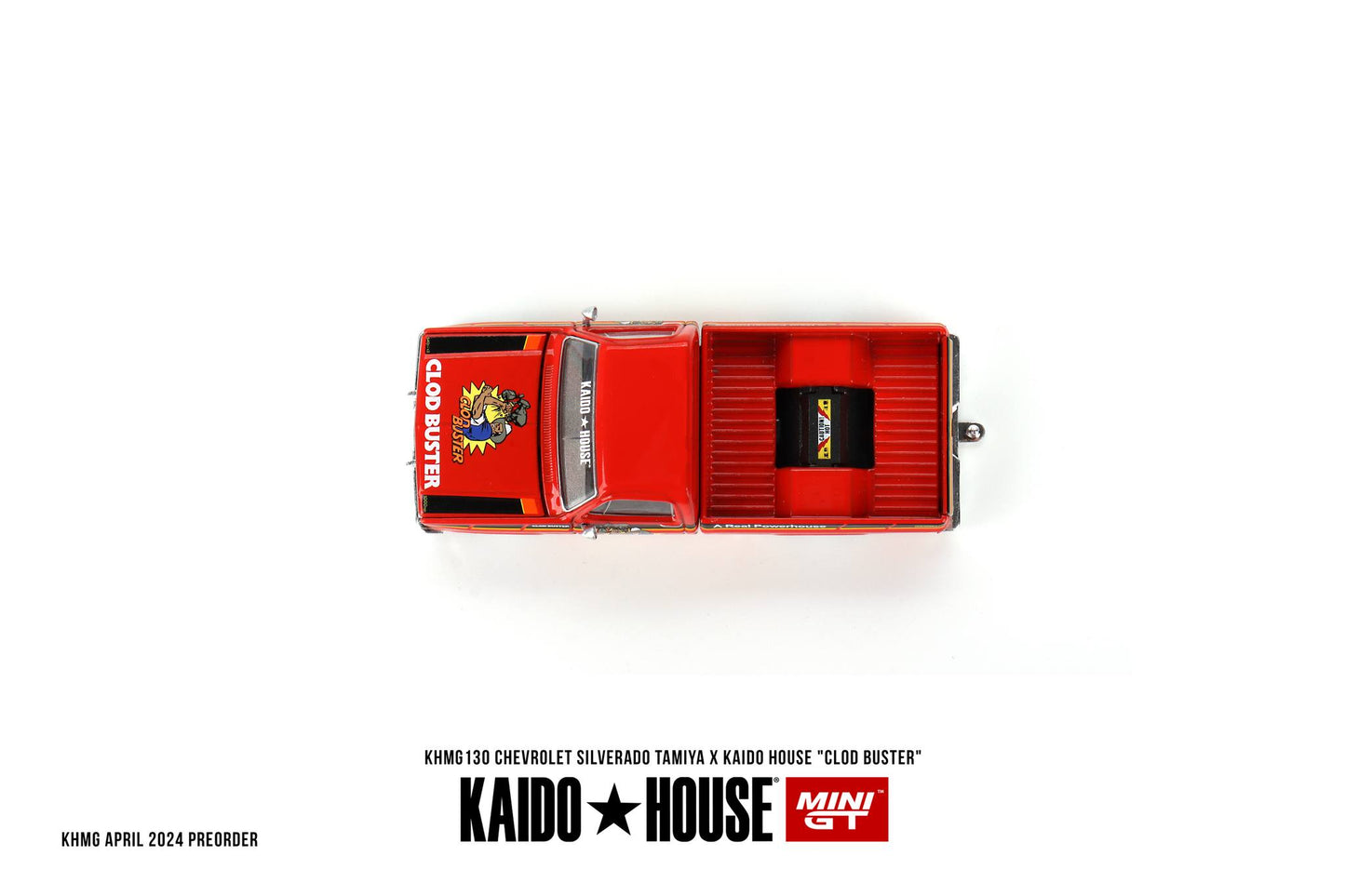 Mini GT x Kaido House No.130 Chevrolet Silverado TAMIYA x KAIDO HOUSE "CLOD BUSTER"