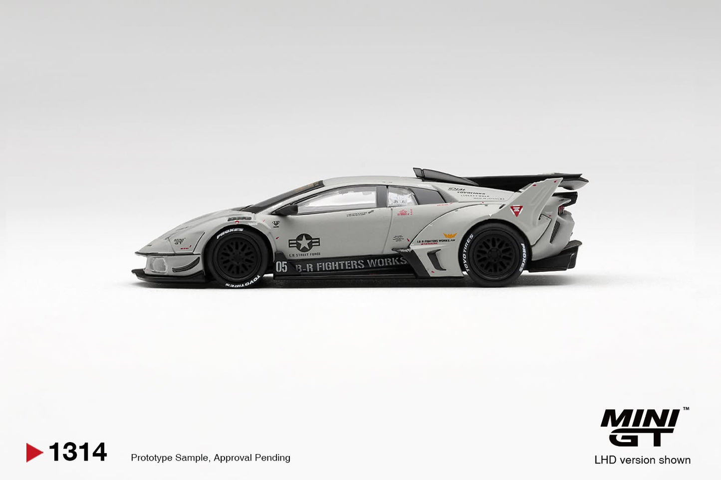 *Pre-Order* Mini GT No.1314 Lamborghini LB-Silhouette WORKS MURCIELAGO GT Evo Fighter