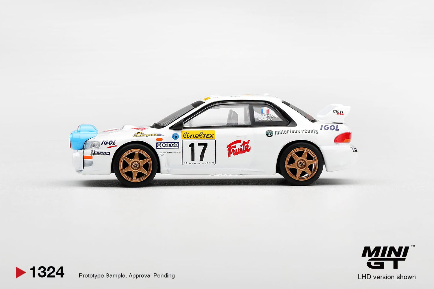 *Pre-Order* Mini GT No.1324 Subaru Impreza WRC98 #17 1999 Rally Monte-Carlo