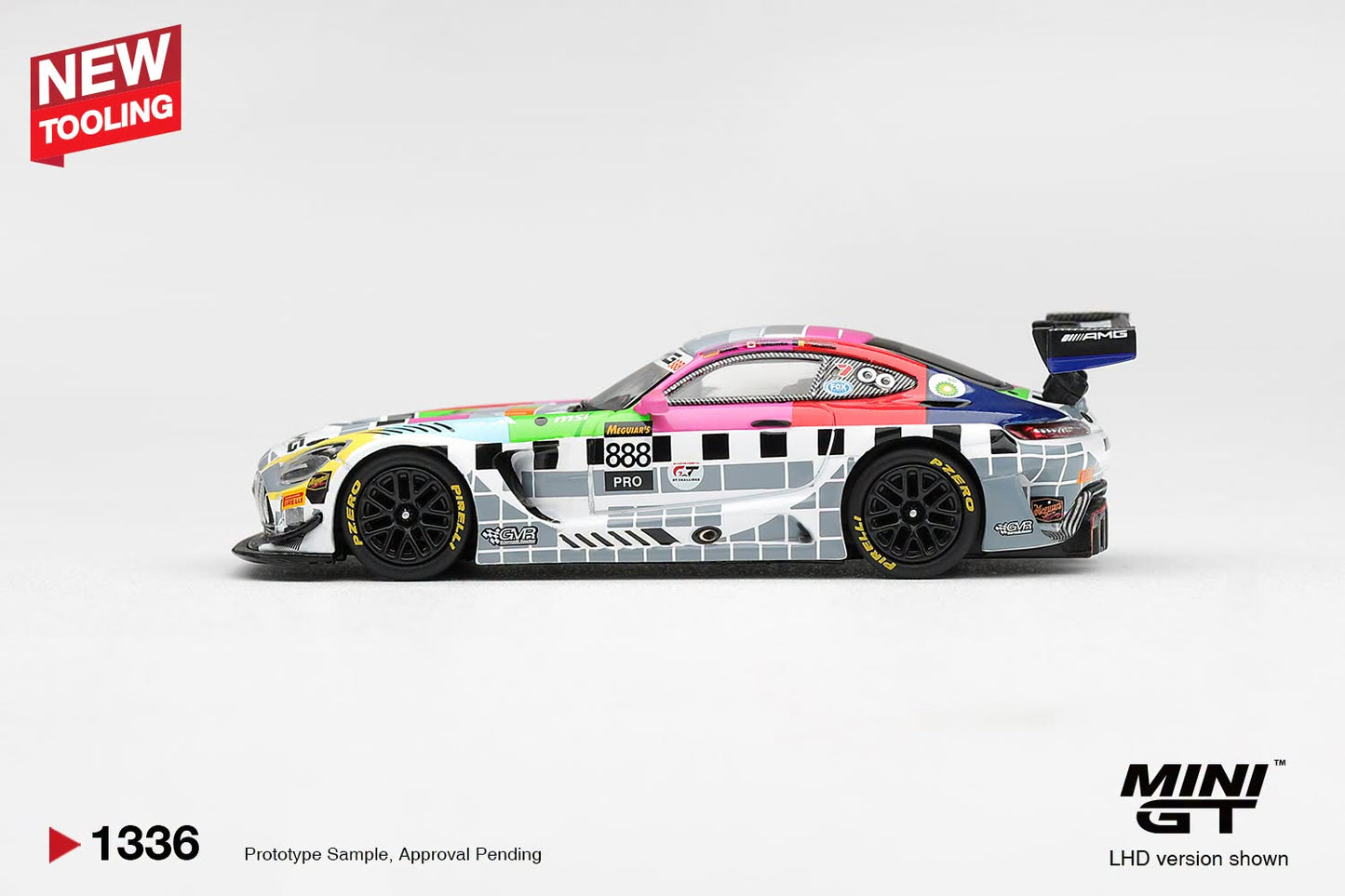 *Pre-Order* Mini GT No.1336 Mercedes-AMG GT3 #888 Mercedes-AMG Team GMR Meguiar´s Bathurst 12 Hour 2025