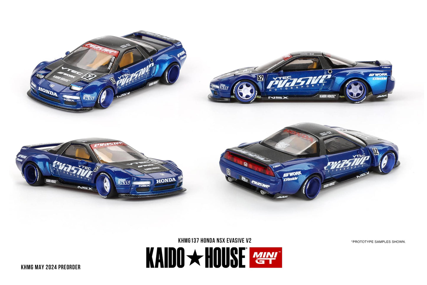 Mini GT x Kaido House No.137 Honda NSX Evasive V2