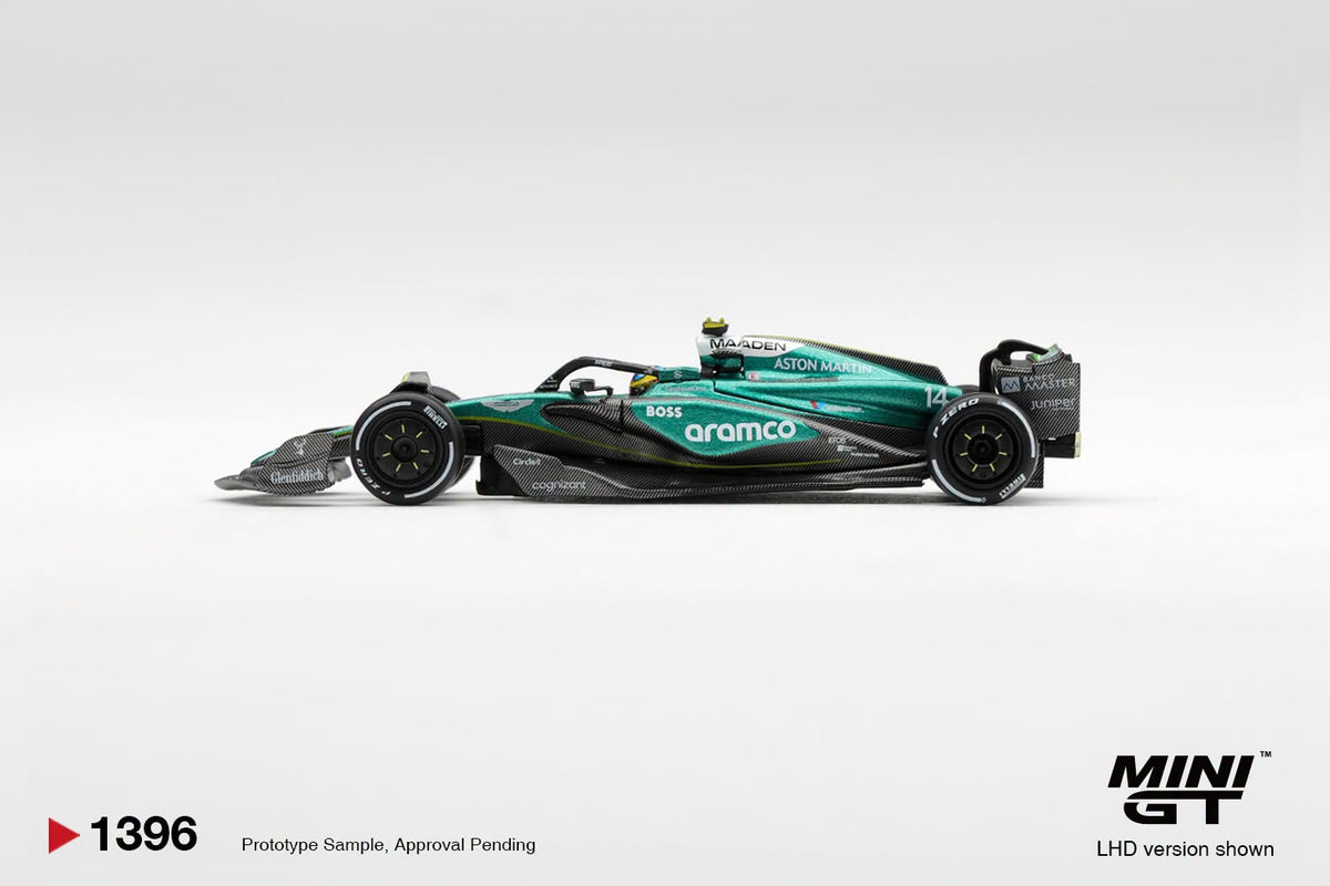 *Pre-Order* Mini GT No.1396 Aston Martin AMR24 #14 Fernando Alonso 2024 F1 2024 Las Vegas GP