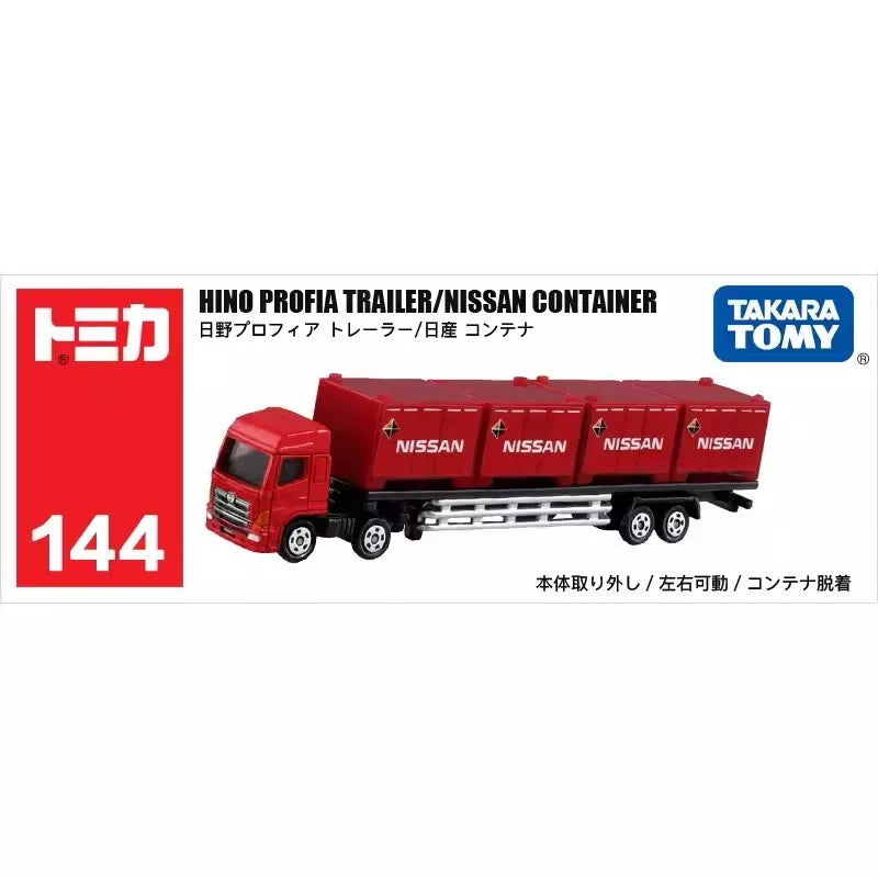 Tomica No.144 Hino Profia Trailer/Nissan Container