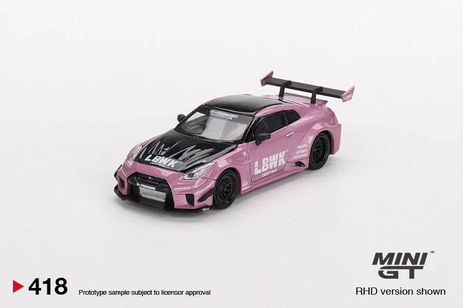 Mini GT No.418 LB-Silhouette WORKS GT NISSAN 35GT-RR Ver.2 Passion Pink