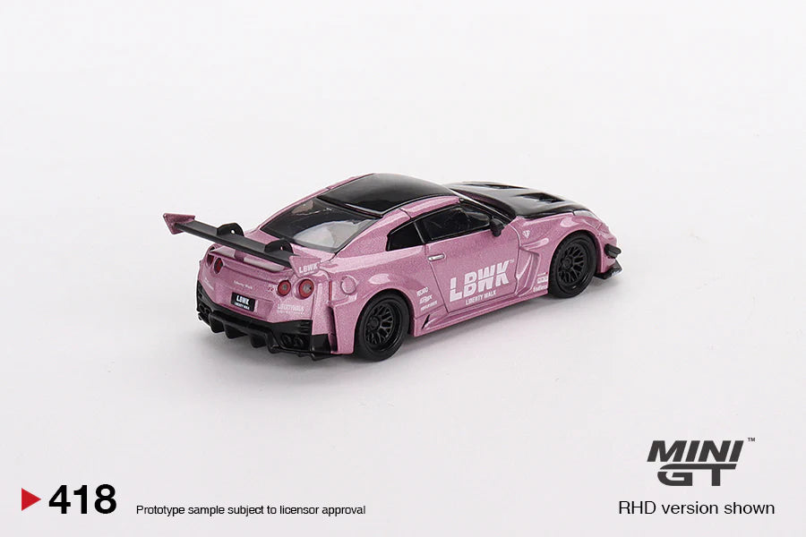 Mini GT No.418 LB-Silhouette WORKS GT NISSAN 35GT-RR Ver.2 Passion Pink