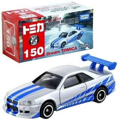 Dream Tomica No.150 Fast & Furious BNR34 Skyline GT-R (Silver & Blue)