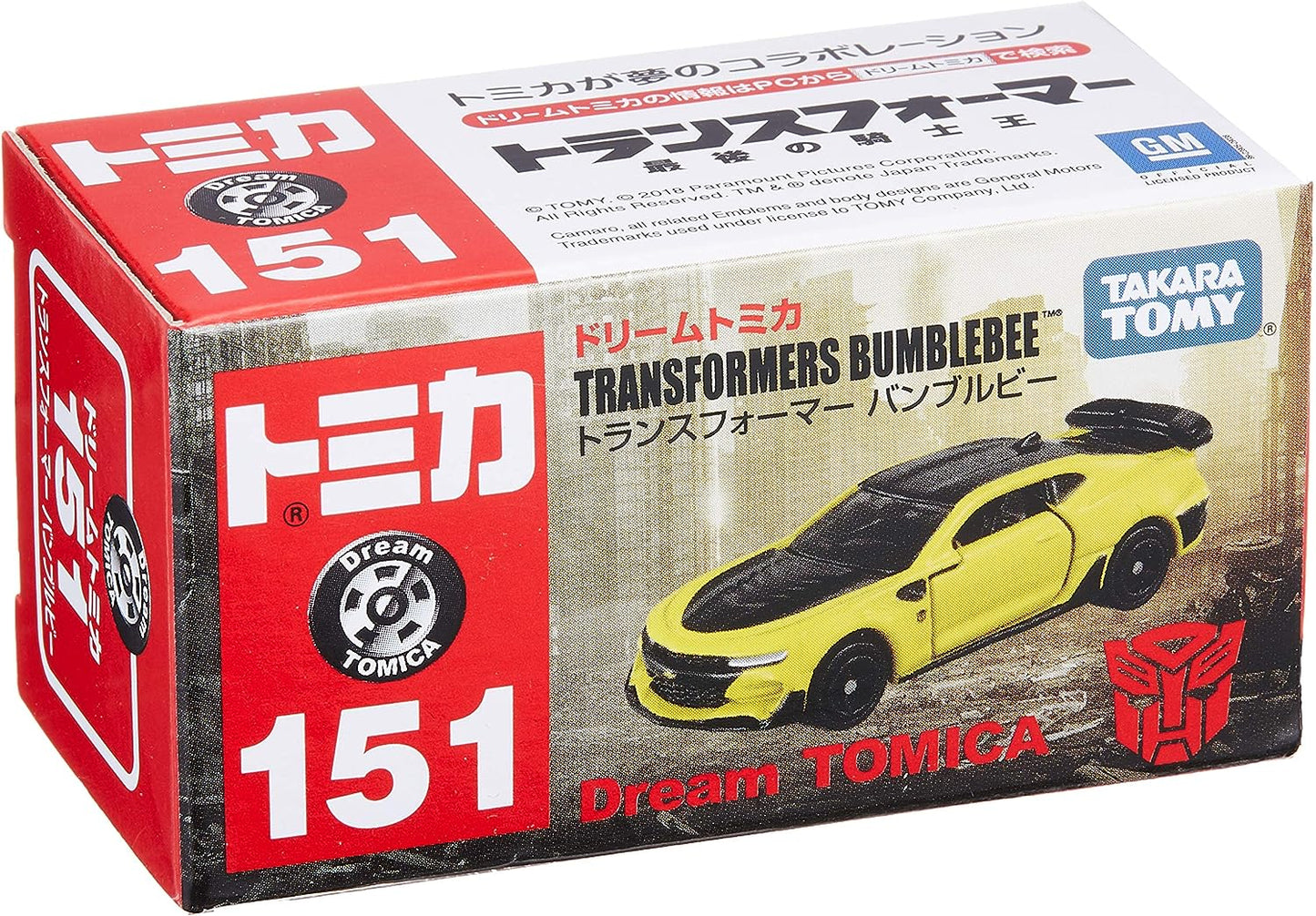 Dream Tomica No.151 Transformers Bumble Bee