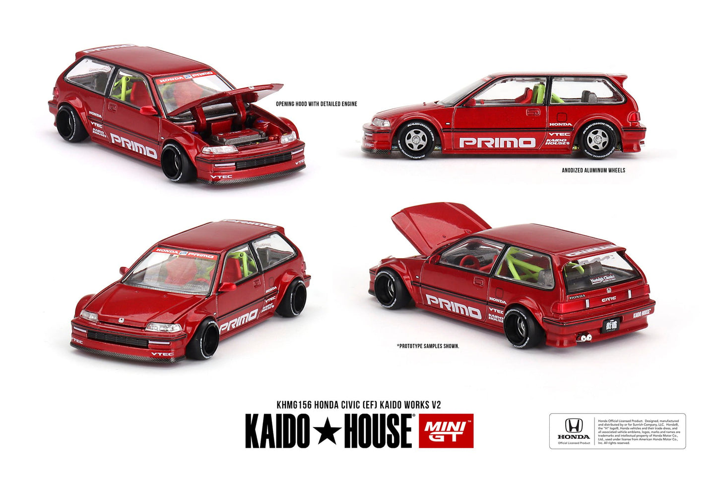 Mini GT x Kaido House No.156 Honda Civic (EF) KAIDO WORKS V2