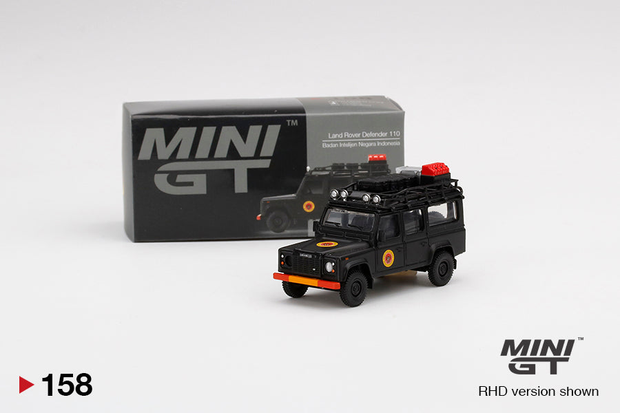 Mini GT No.158 Land Rover Defender 110 Badan Intelijen Negara Indonesia - EMS Exclusive