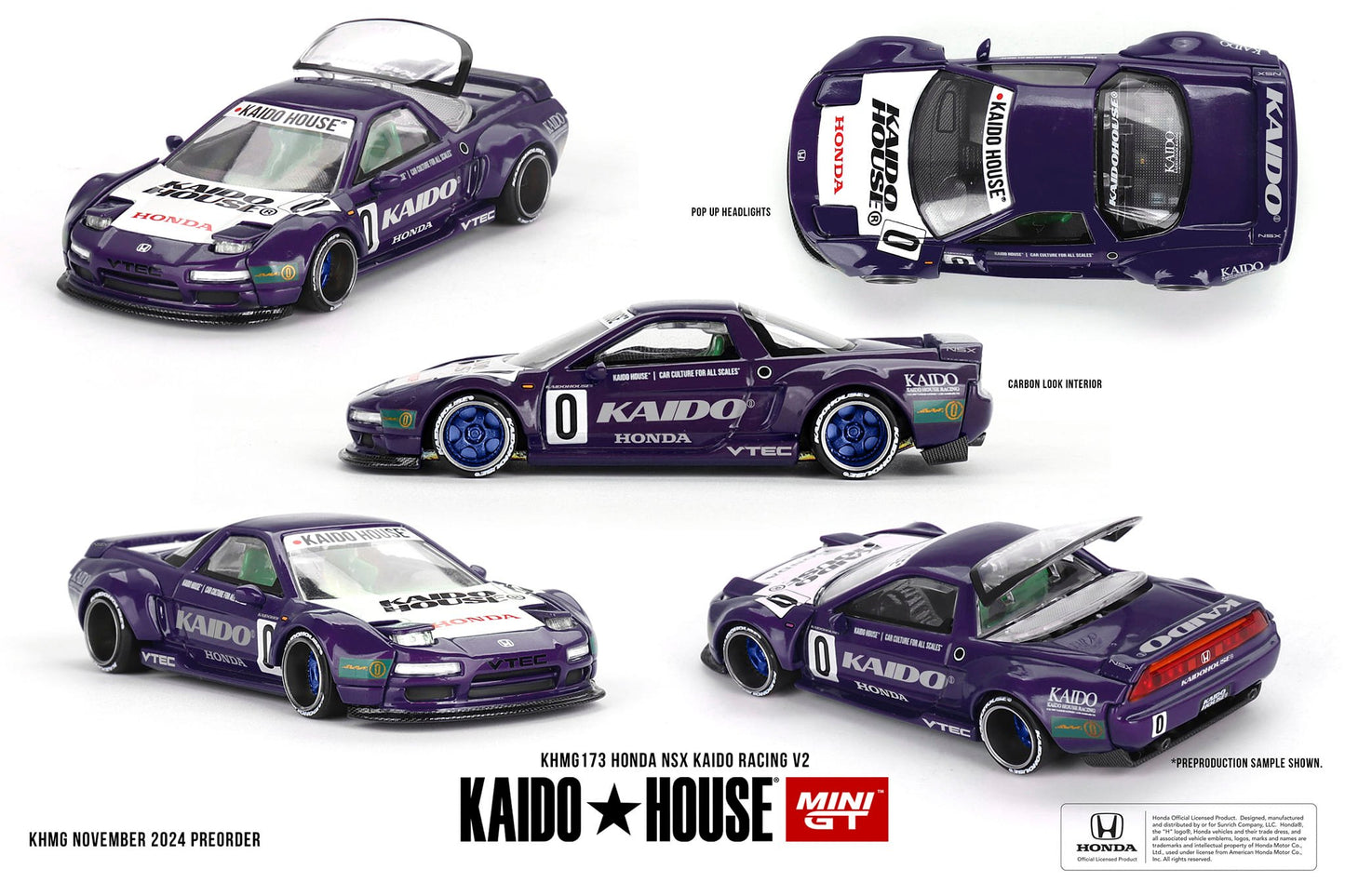 Mini GT x Kaido House No.173 Honda NSX Kaido Racing V2