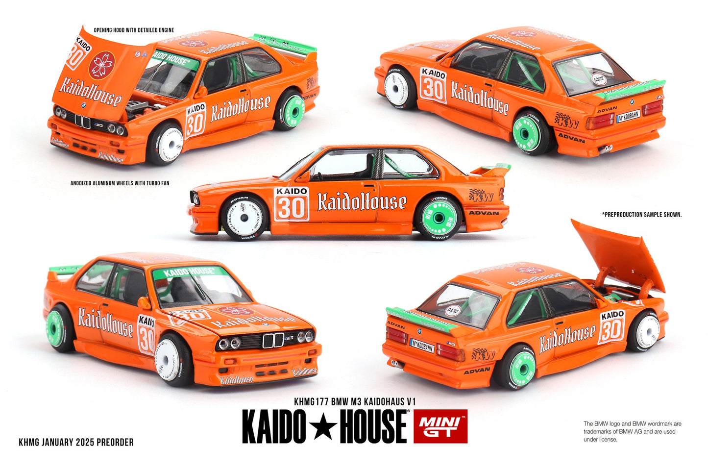 Mini GT x Kaido House No.177 BMW M3 KaidoHaus V1