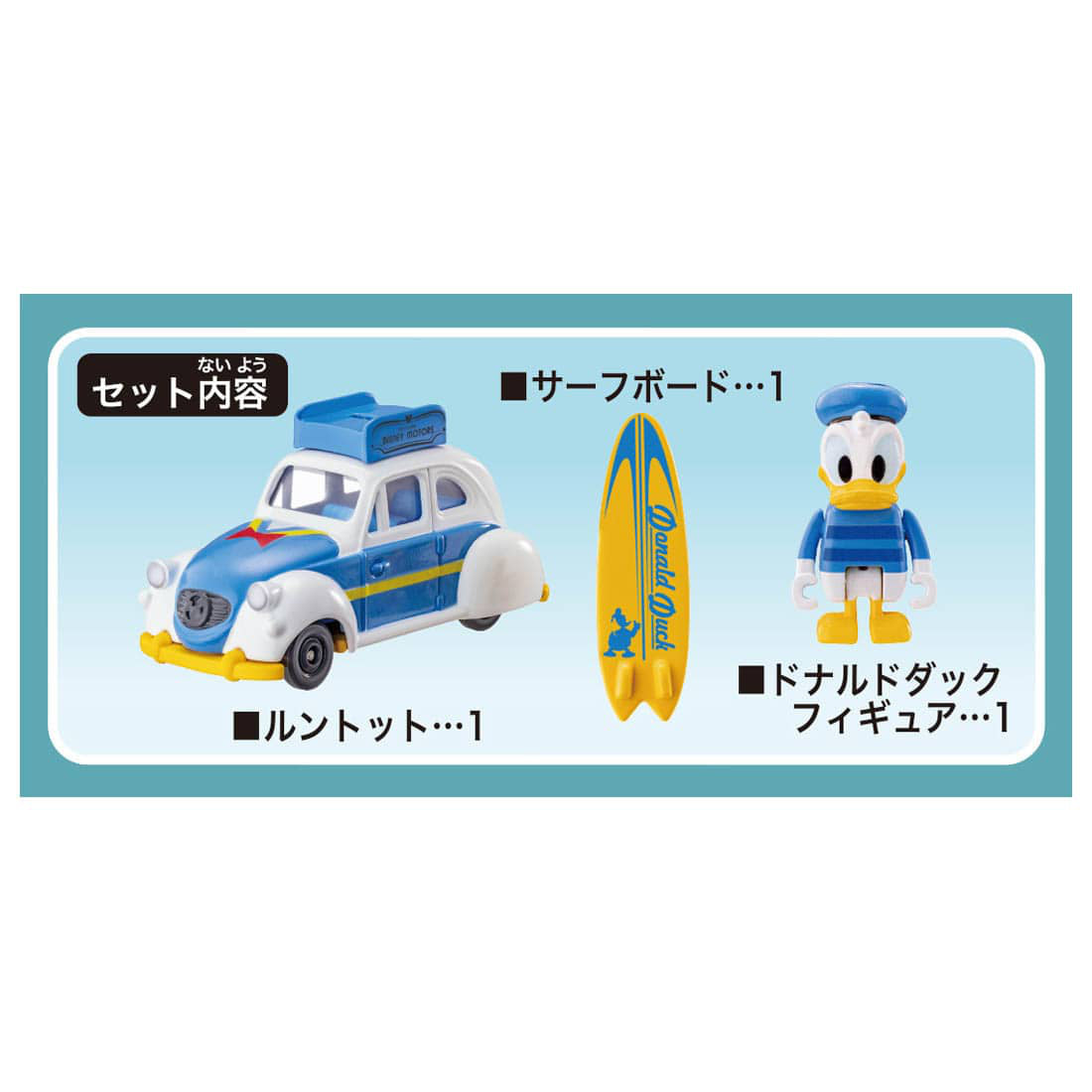 Dream Tomica No.179 Disney Motors Runtotto Donald Duck