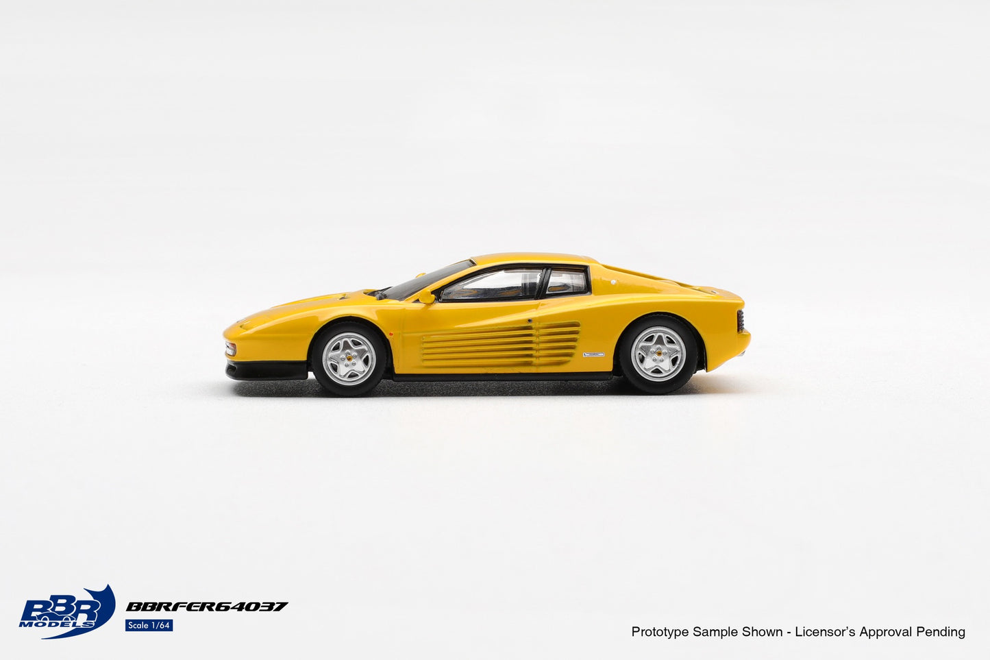 *Pre-Order* BBR Models 1989 Ferrari Testarossa Giallo Modena