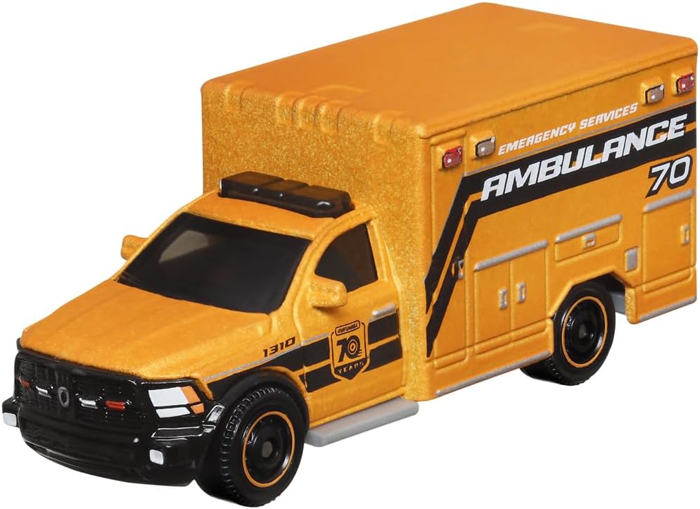 Matchbox Moving Parts 70 Years Special Edition 5/5 2016 Ram Ambulance - Japanese Stock