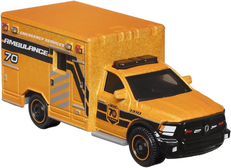 Matchbox Moving Parts 70 Years Special Edition 5/5 2016 Ram Ambulance - Japanese Stock