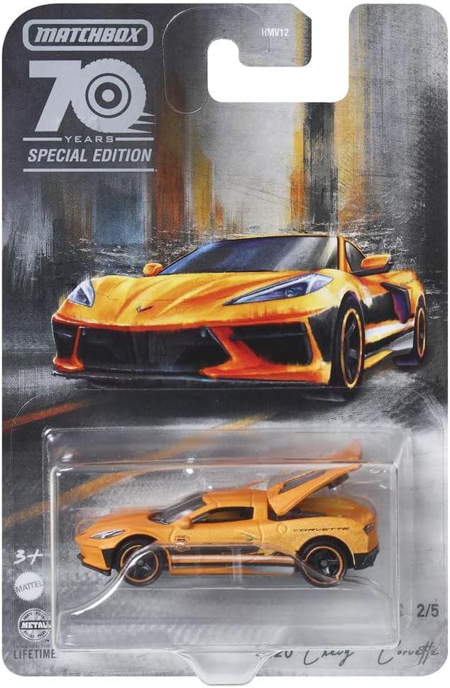 Matchbox Moving Parts 70 Years Special Edition 2/5 2020 Chevy Corvette - Japanese Stock