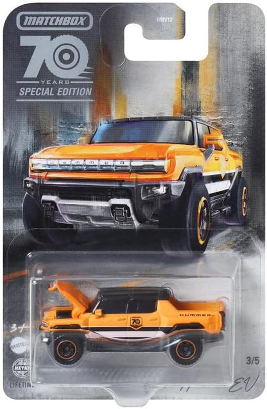 Matchbox Moving Parts 70 Years Special Edition 3/5 2022 Hummer EV - Japanese Stock