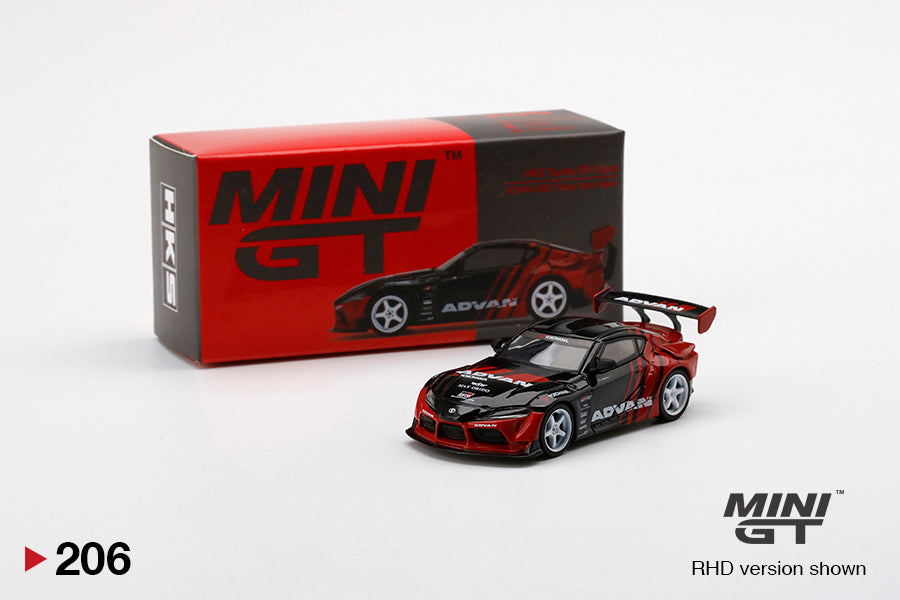 Mini GT No.206 HKS ADVAN GR Supra