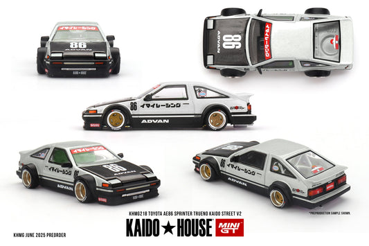 *Pre-Order* Mini GT x Kaido House No.218 Toyota AE86 Sprinter Trueno Kaido Street V2