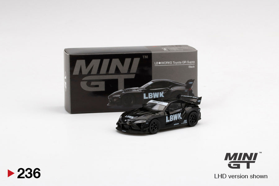 Mini GT No.236 LB★WORKS Toyota GR Supra Black