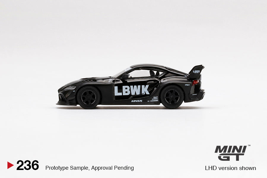 Mini GT No.236 LB★WORKS Toyota GR Supra Black
