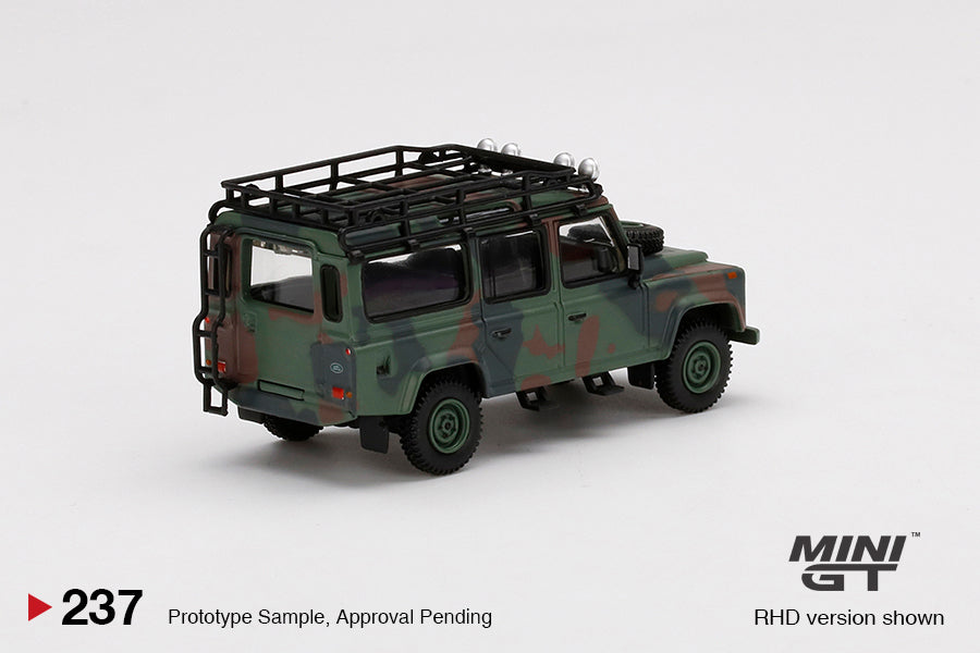 Mini GT No.237 Land Rover Defender 110 Military Camouflage (Hong Kong Exclusive Model)