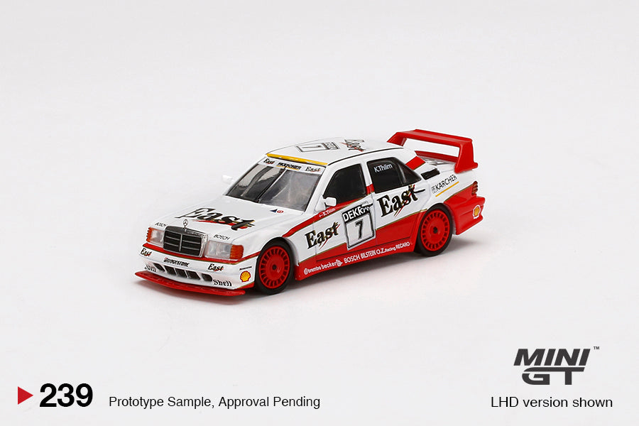 Mini GT No.239 Mercedes-Benz 190E 2.5-16 Evolution II #7 1991 Deutsche Tourenwagen Meisterschaft AMG-Mercedes
