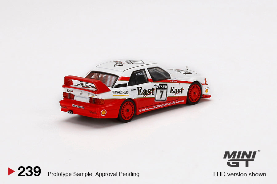 Mini GT No.239 Mercedes-Benz 190E 2.5-16 Evolution II #7 1991 Deutsche Tourenwagen Meisterschaft AMG-Mercedes
