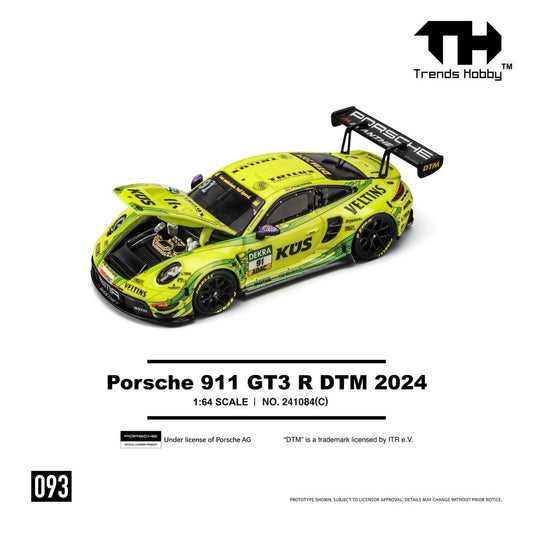 *Pre-Order* Trends Hobby No.241084(C) Porsche 911 GT3 R DTM 2024 - Yellow