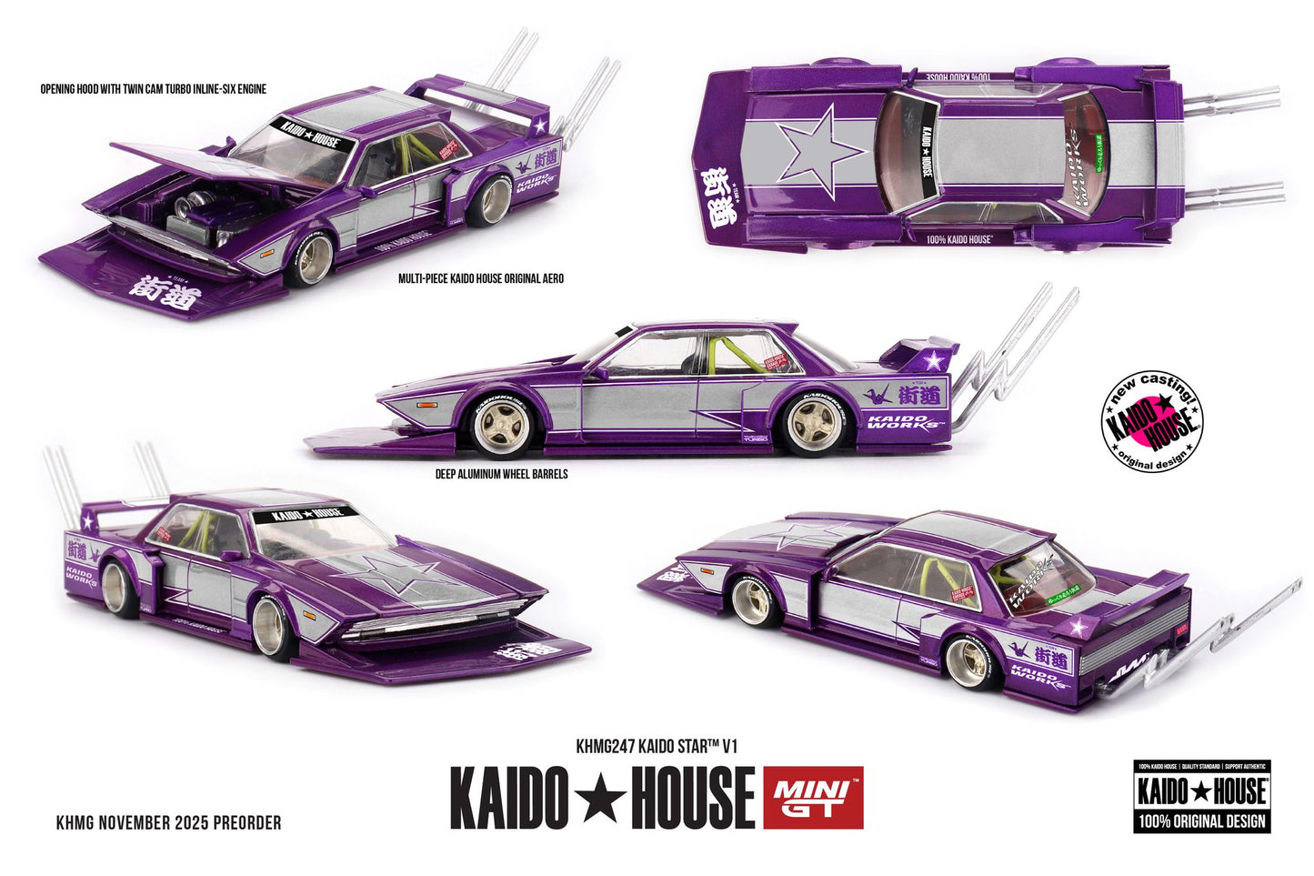 *Pre-Order* Mini GT x Kaido House No.247 KAIDO STAR V1