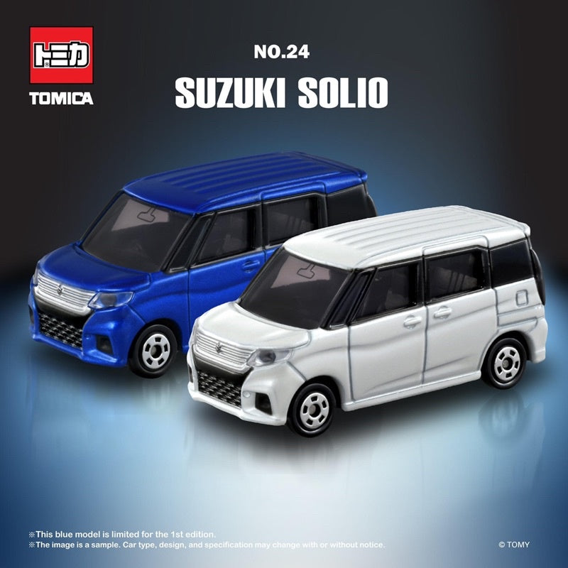 Tomica No.24 Suzuki Solio (Blue) - First Edition