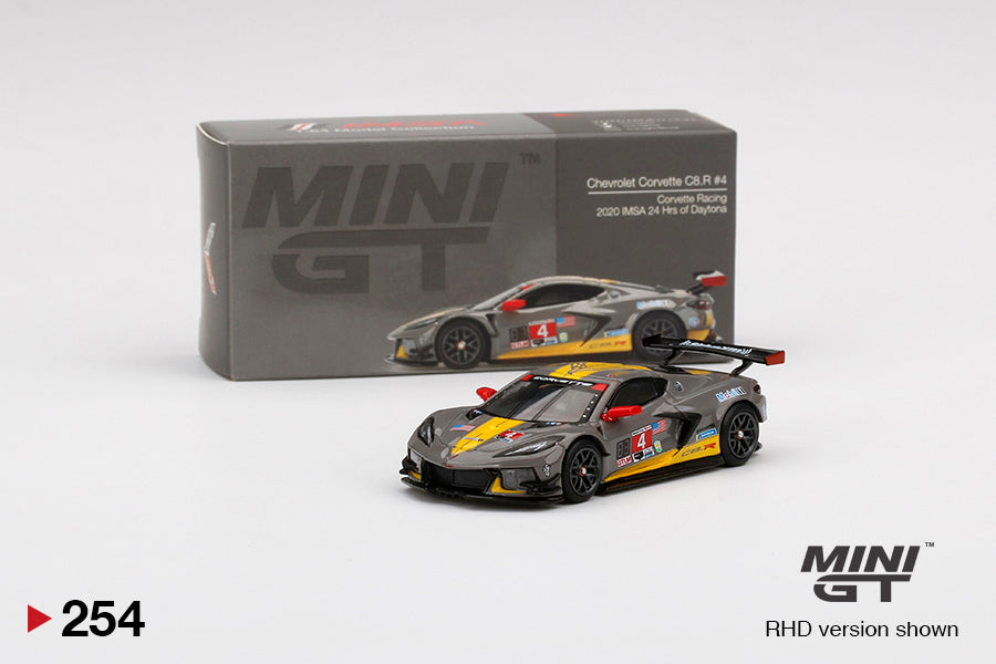 Mini GT No.254 Chevrolet Corvette C8.R #4 Corvette Racing 2020 IMSA 24 Hrs of Daytona