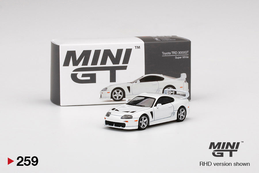Mini GT No.259 Toyota TRD 3000GT Super White