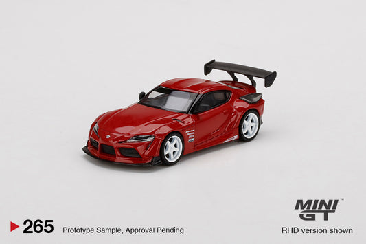 Mini GT No.265 HKS Toyota GR Supra Renaissance Red
