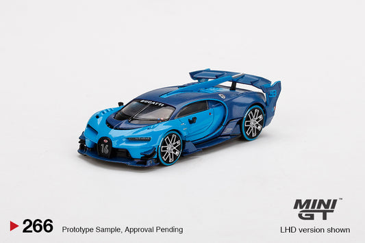Mini GT No.266 Bugatti Vision Gran Turismo Light Blue