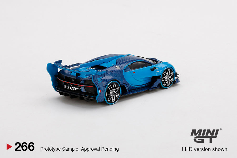 Mini GT No.266 Bugatti Vision Gran Turismo Light Blue