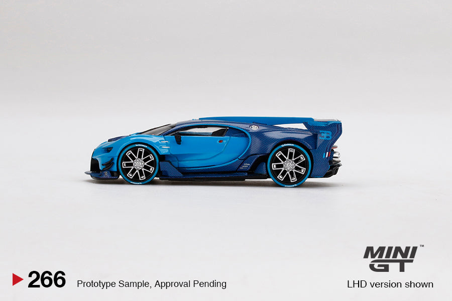 Mini GT No.266 Bugatti Vision Gran Turismo Light Blue